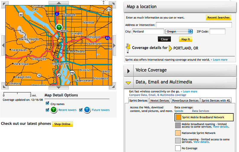 Illustration for article titled Portland 3G Data Test: AT&T, Sprint and Verizon
